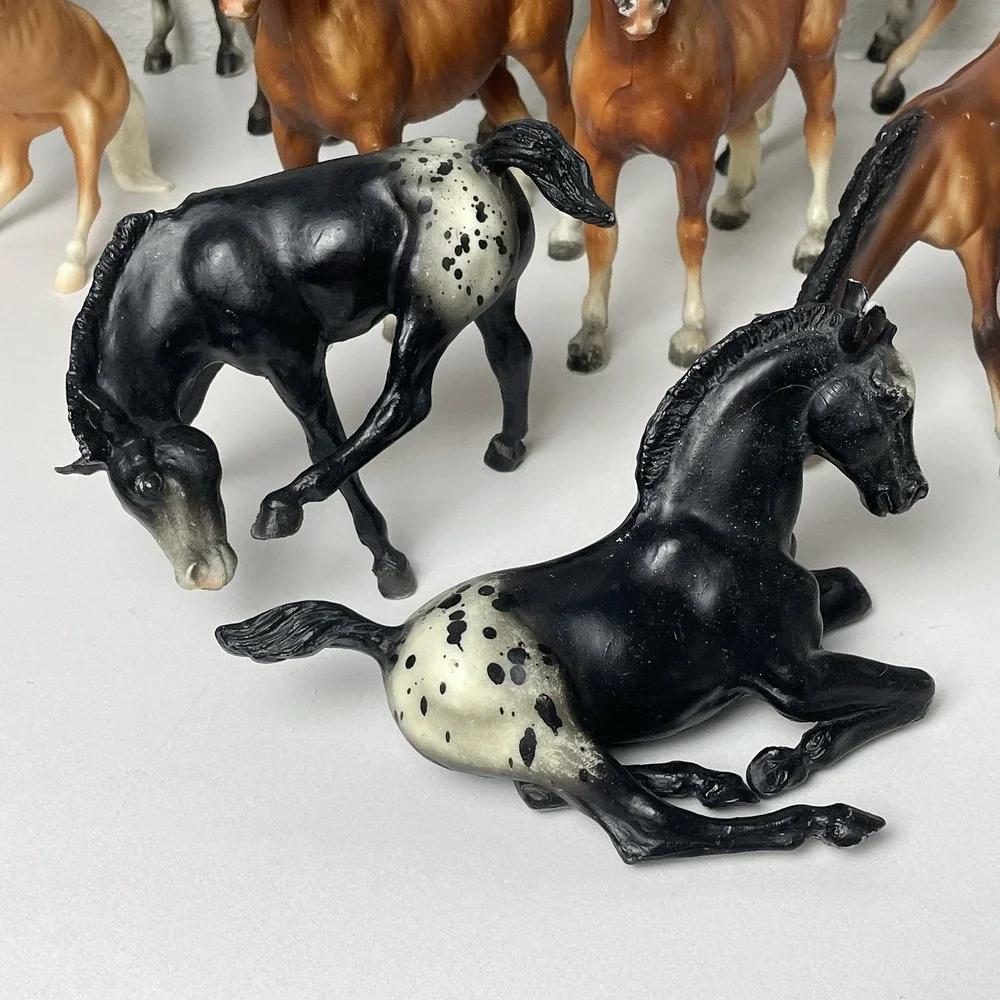 Vintage BREYER Horses Toy Model Figures Mixed LOT of 12 Various Sizes